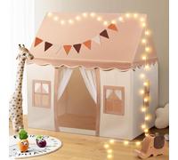 Snookids® Tienda De Campaña para Niños, Tienda De Juegos Interior con Colchón Y Luces, para Habitación Infantil, Rincón Acogedor para Niños, Regalos de Cumpleaños de Regalos para Niños De 3 A 13 Años