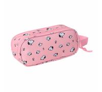 Safta Estuche portatodo doble SNOOPY 3D – Infantil, cómodo y resistente 21x6x8 cm