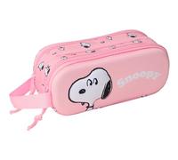 Snoopy 3d - portatodo doble 3d, estuche infantil, estuche niño, ideal