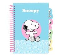 SNOOPY - Bloc de Notas A5, Libreta, Cuadernos, Ideal para Niños en Edad Escolar, Cómodo y Versátil, Calidad y Resistencia, 14.8x21 cm