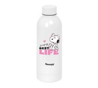 SNOOPY - Botella Termo, Botella de Agua, Acero Inoxidable, Doble Aislamiento, 6h de Bebida Caliente y 12h de Bebida Fría, 500 ml