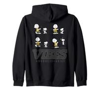Snoopy Charlie Brown Comic Vibes Bailando Beagle Retro Diversión Sudadera con Capucha