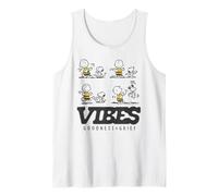Snoopy Charlie Brown Vibes Bailando Beagle Divertido Amigos Retro Camiseta sin Mangas