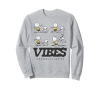 Snoopy Charlie Brown Vibes Bailando Beagle Divertido Amigos Retro Sudadera