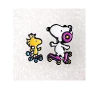 (Snoopy E) Dibujos animados Snoopy Charlie Estudiante Chica Coreana Amor Gota Esmalte Estética Vida