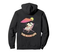 Snoopy Good Life Beach Holiday Summer Vibes Retro Sudadera con Capucha
