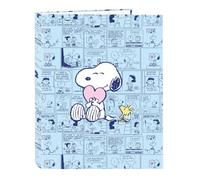 Carpeta Archivador SNOOPY Love, Folio 4 Anillas 25 mm.