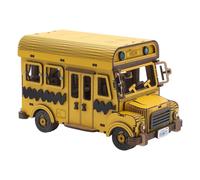 SNOOPY SCHOOL BUS WOODEN KIT ACC NUEVO