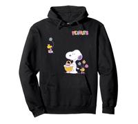Snoopy & Woodstock - Flores y Huevos de Pascua Sudadera con Capucha
