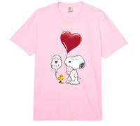 Snoopy Woodstock - Globo de corazón Comfort Colors Adult Heavyweight T-Shirt