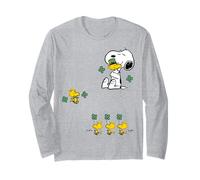 Snoopy & Woodstock - Trébol del Día de San Patricio Manga Larga