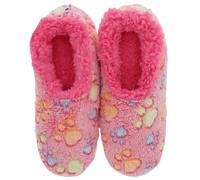 Snoozies! Pet Lovers - Pantuflas de forro polar sherpa súper suaves para mujer, tallas del Reino Unido, 3-9 en cuatro colores, Pink, X-Large