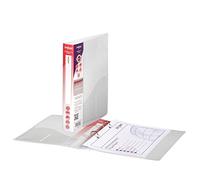 Snopake 10108 - Archivador de anillas (10 unidades, A5, anillas de 15 mm), transparente