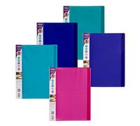 Snopake 12199 A4 Electra pantalla libros - varios colores, color varios colores A4-24 Pocket (Pack of 10)