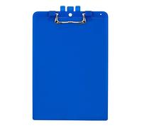 Snopake 15886 - Portapapeles (tamaño A4, con soporte para bolígrafos, diseño ergonómico y agujero para colgar, color azul