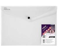 Snopake Polyfile Lite Ref 15412 - Carpeta portadocumentos (5 unidades, A4, polipropileno), transparente