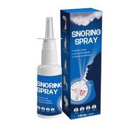 Snoring Nasal Spray | 30ml Effective Sleep Aid Snore Reduction | Fast Acting Lubricating Thermo Gel for Effortlessly Breathing While Sleeping & Skin Friendly to Athletes, Cyclists, Golfers