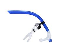 Snorkel de natación para natación en regazo, tubo de esnórquel de parte superior seca, boquilla de silicona, soporte de correa para la cabeza de entrenamiento, equipo de buceo para mujeres y hombres