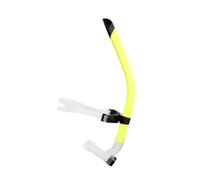 Snorkel de respiración para práctica de Piscina para Nadadores, construcción de Parte Seca, Tubo Central Delantero, Soporte de Cabeza Ajustable, Snorkel de natación montado en Frente, de
