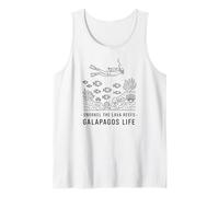 Snorkel en los arrecifes de Lava, Galápagos Vida Diversión Ocean Adventure Camiseta sin Mangas