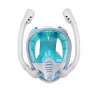 Snorkel Face Masks - Full Coverage Goggles, Leakproof Swim Shield | Dry Top Breathing System, Panoramic Underwater View Gear, Snorkeling Equipment For Water Adventures, Beach Practice, Travel Excursio