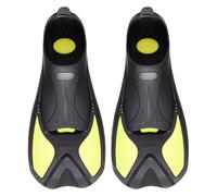 Snorkel Fins - Short Blade Full Foot Swim Flippers | Lightweight Travel Size Diving Gear, Comfortable Silicone Foot Pocket, High Propulsion Training Equipment for Pool Workouts, ocaen Adventures