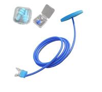 Snorkel Seco | Equipo De Snorkel Totalmente Seco - Tubo Respiratorio Largo con Tapones Y Pinza Nasal - para Entrenamiento De Natación, Vueltas, Bajo El Agua, Río, Lago, Piscina Y Playa