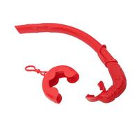 Snorkel Seco, Tubo de Snorkel Flexible Portátil para Buceadores Profesionales (Rojo)