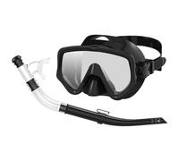 Snorkel , Wide Panoramic View, Dry Top Tube, Island Water Sport | Dry Top Snorkel Goggles, Wide View Panoramic , Clear Vision Water Shield, Beach Trip Fun, Island Tourism Comfort