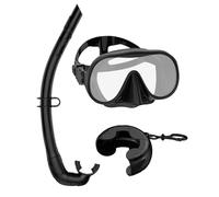 Snorkeling Gear For Adults - Anti-Leak Panoramic View Masque with Box, Foldable Snorkel Set with Adjustable Strap, Full Face Diving For Training, Island Tourism, Underwater Exploration, Beach Tri