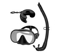 Snorkeling Gear - Gafas de buceo panorámicas antifugas, con correa ajustable y protectora | Submarino Swim Face Gear For Training Island Tourism Enthusiasts Beach Trip Snorkel