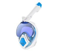 Snorkels Dry Top para adultos, esnórquel profesional, buceo subacuático, cara completa, fácil de usar, parte superior seca para adultos