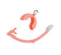Snorkels enrollables con estuche de almacenamiento, buceo libre y esnórquel, natación para buceo, buceo al aire libre, plegable, flexible, enrollable, esnórquel de silicona, buceo libre y esnórquel