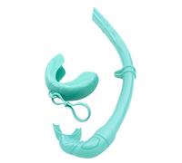 Snorkels flexibles enrollables de silicona plegables con estuche de almacenamiento compacto para buceo libre y esnórquel, fácil de usar, buceo libre y esnórquel