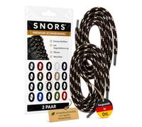 SNORS 2 pares de cordones redondos, 21 colores, 75-200 cm, diámetro de 5 mm, cordones de seguridad para zapatos de trabajo y zapatos de senderismo, resistentes a la rotura, lavables y robustos, 120cm
