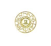 Snorvixre 12 transferencias de metal bronce para manualidades, complementos telefónicos, diseños tradicionales de Rosin, transferencias de metal y bronce, talla única, como se describe