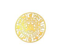 Snorvixre 12 transferencias de metal bronce para manualidades, complementos telefónicos, diseños tradicionales de Rosin, transferencias de metal y bronce, talla única, como se describe