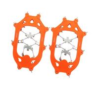 Snorvixre 19 dientes pinzas de hielo picos al aire libre invierno nieve crampones tacos garras cadena asas cubierta de botas de acero inoxidable