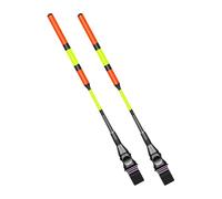 Snorvixre 2 unidades Top Mount Glow Float noche pesca LED boyas brillantes y sensibles flotadores de repuesto Gear Top Mount Night Float