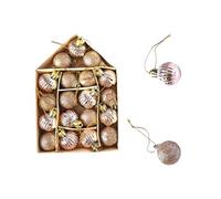 Snorvixre 20 piezas de decoraciones navideñas fuertes y festivas, varios diseños, adornos colgantes para hoguera, ventana, pared, decoración solemne del hogar, patio