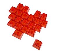 Snorvixre 21 teclas de corazón OEM Slip textura para teclados mecánicos Teclas ergonómicas para escribir