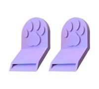 Snorvixre Abrelatas de 2 piezas para mascotas con antideslizante portátil ergonómico palanca manual para perros gatos alimentos cocina exterior abremascotas