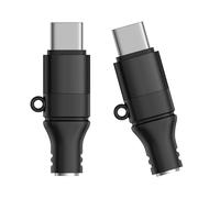 Snorvixre Adaptador USB C a 3, 5 mm, adaptador de auriculares con chip de decodificación integrado para un sonido claro, funcionamiento Plug and Play, tipo C