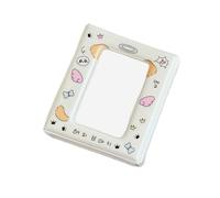 Snorvixre Álbum de fotos portátil estilo sobre con patrón de animales angelicales, 40 bolsillos, para mujeres y estudiantes, coleccionista de fotos