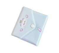 Snorvixre Álbum de fotos portátil estilo sobre con patrón de animales angelicales, 40 bolsillos, para mujeres y estudiantes, coleccionista de fotos