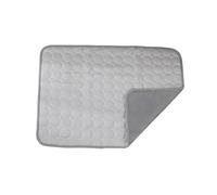 Snorvixre Alfombrilla de refrigeración transpirable para perros, almohadilla de seda de hielo, parte inferior antideslizante, almohada plegable para mascotas pequeñas y grandes, resistente a arañazos