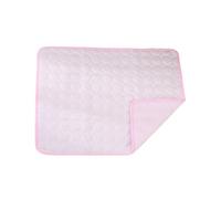 Snorvixre Alfombrilla de refrigeración transpirable para perros, almohadilla de seda de hielo, parte inferior antideslizante, almohada plegable para mascotas pequeñas y grandes, resistente a arañazos