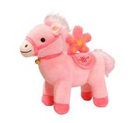 Snorvixre Año De Los Caballos Signo del Zodiaco Muñeca de Peluche Simboliza la felicidad y la prosperidad Relleno de Algodón Suave Relleno de Algodón Hogar Oficina Decoración Caballo de la