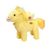 Snorvixre Año De Los Caballos Signo del Zodiaco Muñeca de Peluche Simboliza la felicidad y la prosperidad Relleno de Algodón Suave Relleno de Algodón Hogar Oficina Decoración Caballo de la