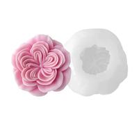 Snorvixre Austin Rose - Molde de silicona para velas, molde de silicona fácil de desmoldear para jabón, chocolate y resina fundida, elastómero fundido